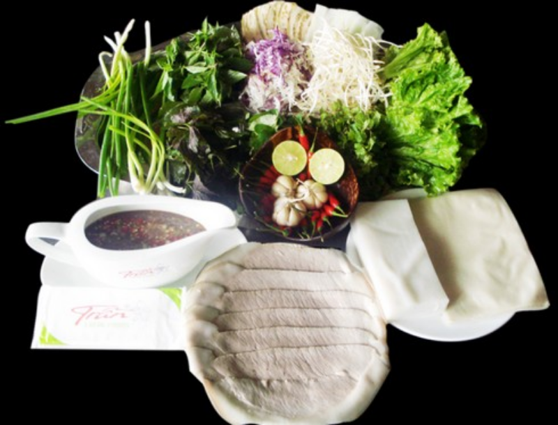 Ảnh của Đậm đà bánh tráng cuốn thịt heo