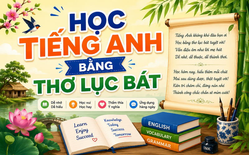 Ảnh của HỌC TIẾNG ANH BẰNG THƠ LỤC BÁT (P7)