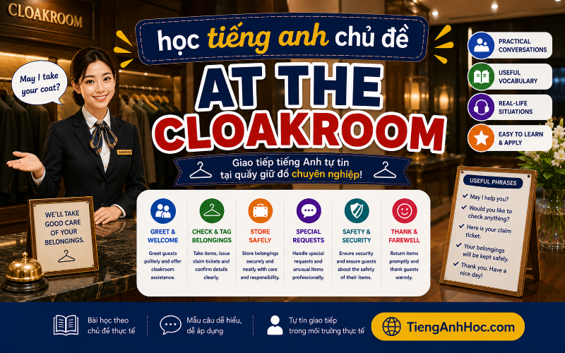 Ảnh của UNIT 18: AT THE CLOAKROOM