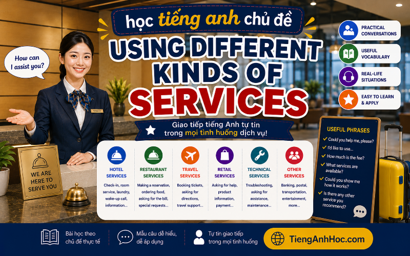 Ảnh của UNIT 7: USING DIFFERENT KINDS OF SERVICES
