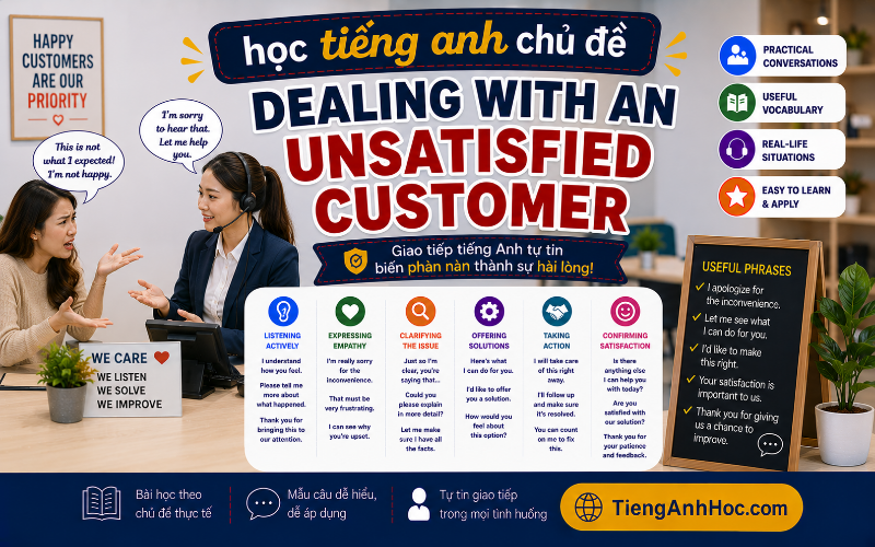 Ảnh của UNIT 10: DEALING WITH AN UNSATISFIED CUSTOMER