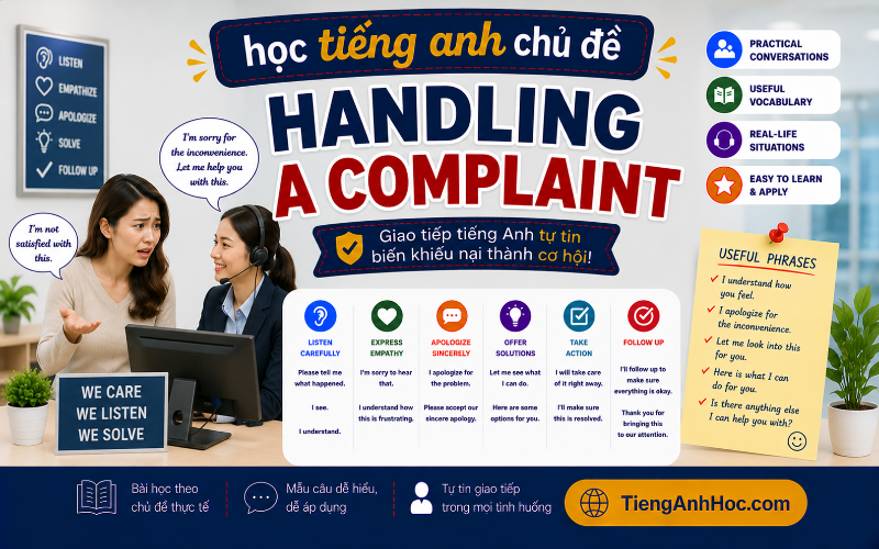 Ảnh của UNIT 10: HANDLING A COMPLAINT