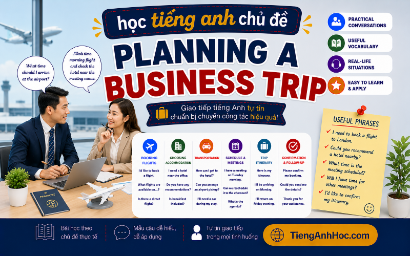 Ảnh của UNIT 13: PLANNING A BUSINESS TRIP