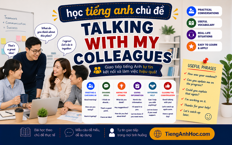 Ảnh của UNIT 15: TALKING WITH MY COLLEAGUES