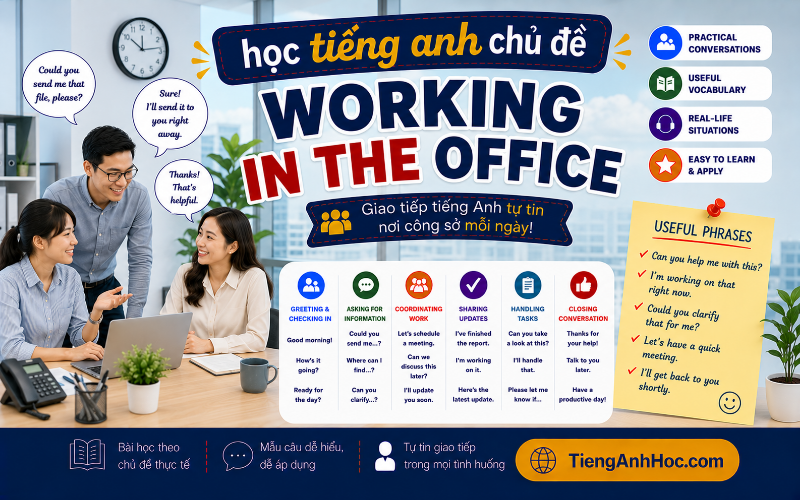 Ảnh của UNIT 14: WORKING IN THE OFFICE