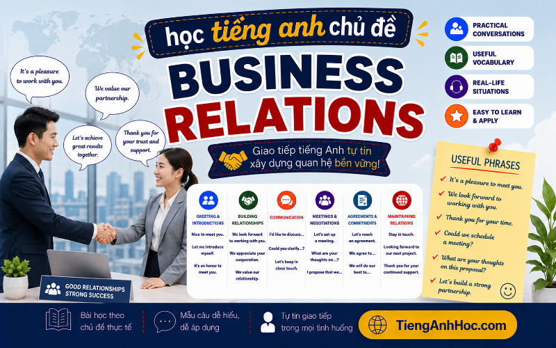 Ảnh của UNIT 7: BUSINESS RELATIONS