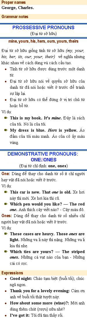 Streamline English Departure