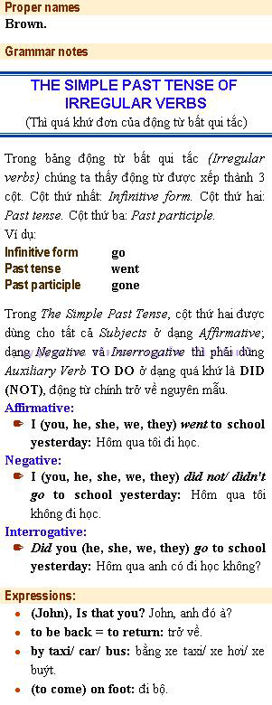 Streamline English Departure